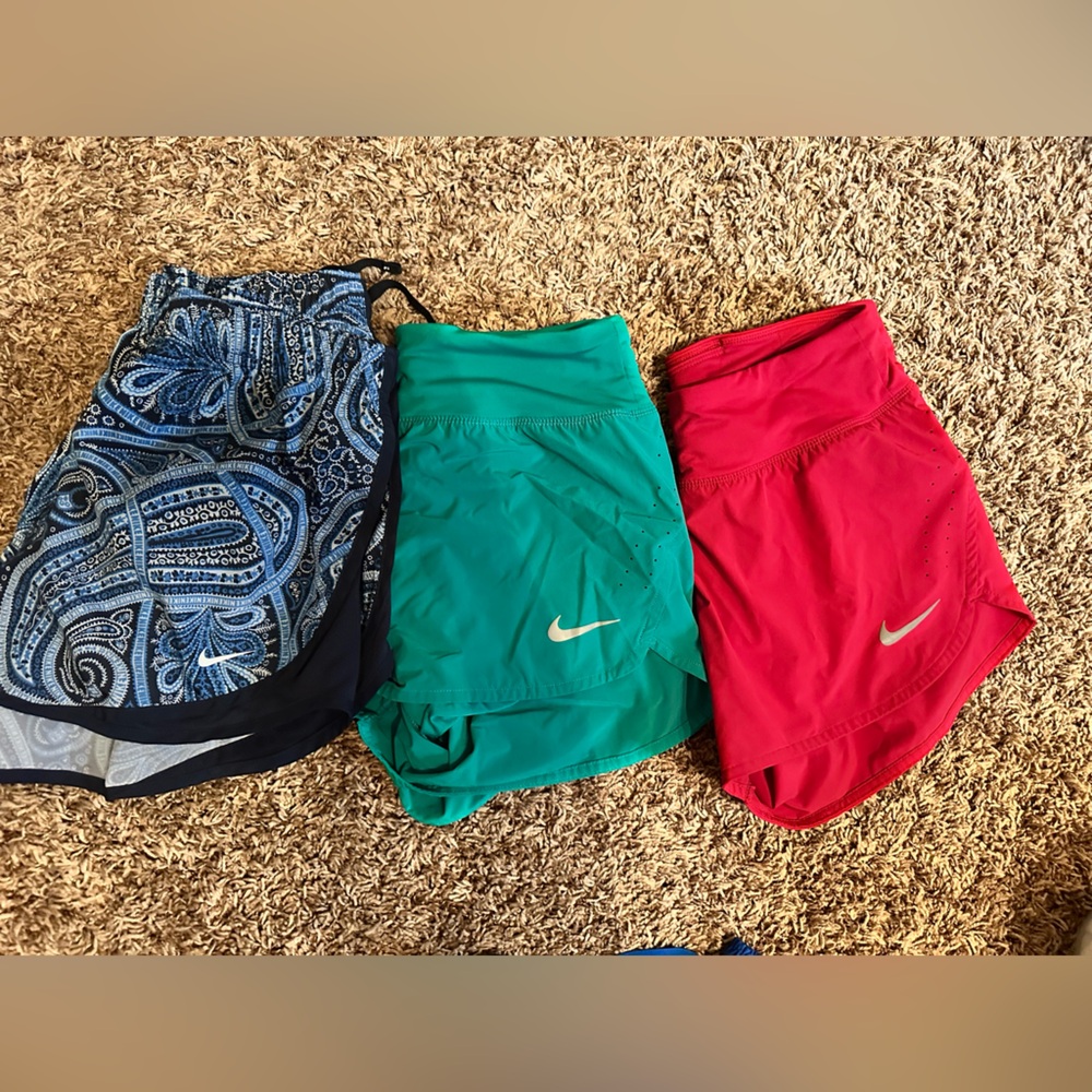 Lot of Nike running shorts all size Medium
